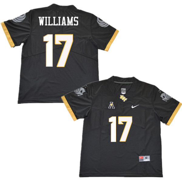 Men #17 Marlon Williams UCF Knights College Football Jerseys Sale-Black